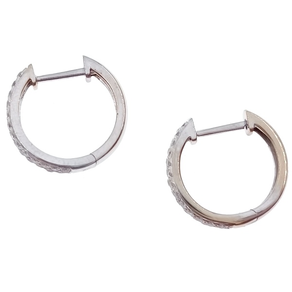 Серьги из золота 585 пробы с бриллиантами