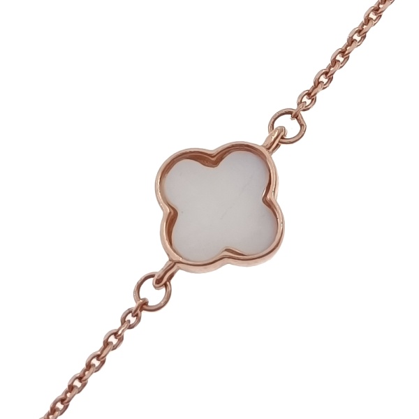 Браслет из золота 585 пробы с перламутром