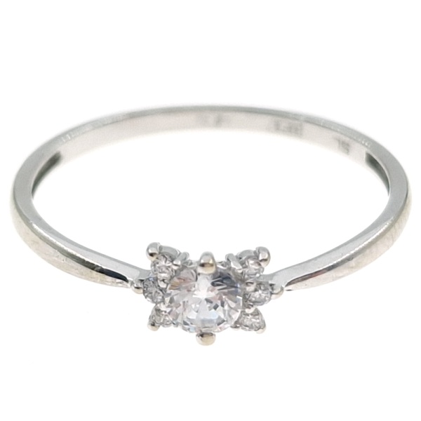 Кольцо из золота 585 пробы с фианитом