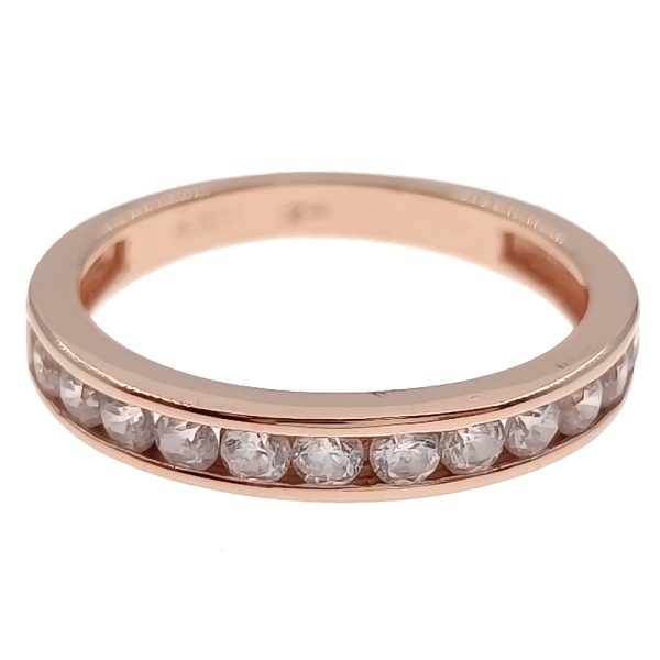 Кольцо из золота 585 пробы с фианитом