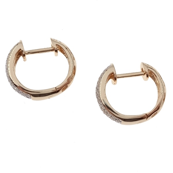 Серьги из золота 585 пробы с бриллиантами