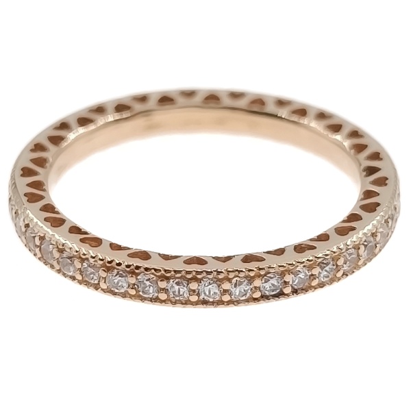 Кольцо из золота 585 пробы с фианитом