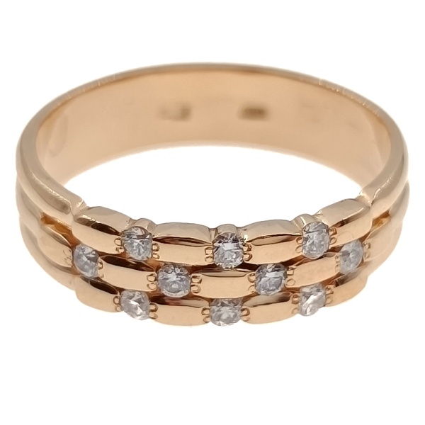 Кольцо из золота 750 пробы с бриллиантами