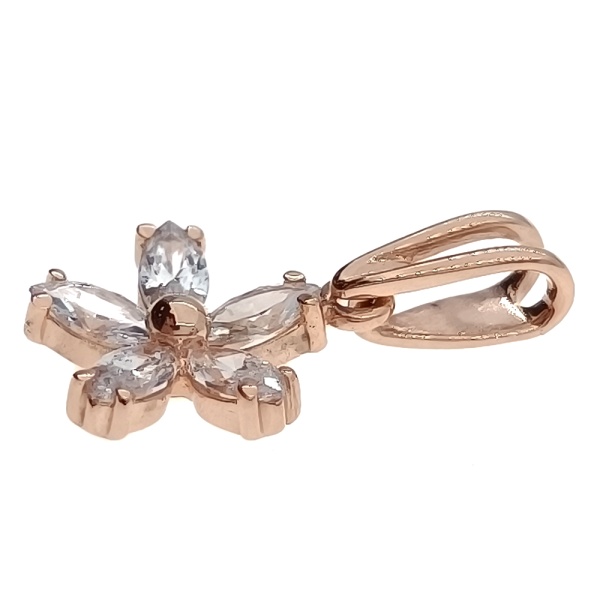 Подвеска из золота 585 пробы с фианитом