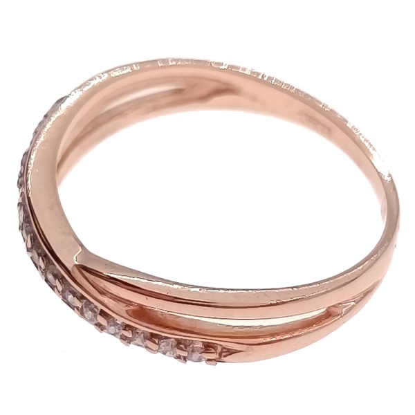 Кольцо из золота 585 пробы с фианитом