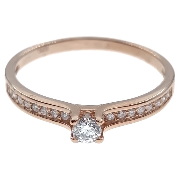 Кольцо из золота 585 пробы с бриллиантами