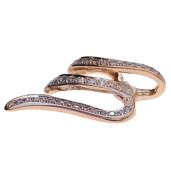 Кулон из золота 585 пробы с бриллиантами