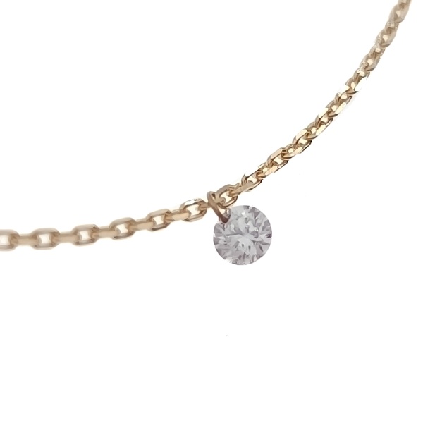 Колье из золота 585 пробы с бриллиантом