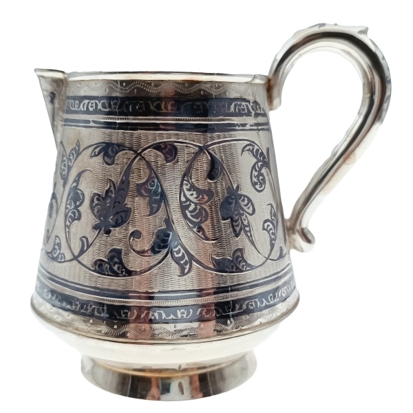 Молочник из серебра 875 пробы