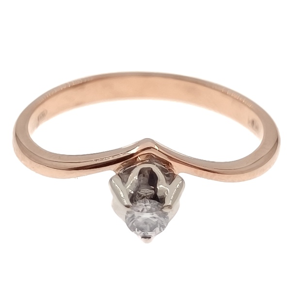 Кольцо из золота 585 пробы с бриллиантом