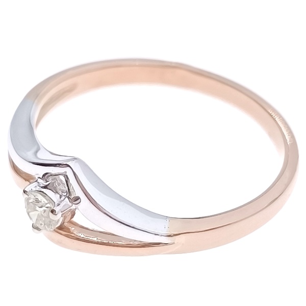 Кольцо из золота 585 пробы с бриллиантом