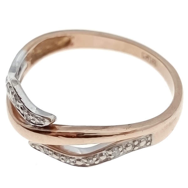 Кольцо из золота 585 пробы с бриллиантами