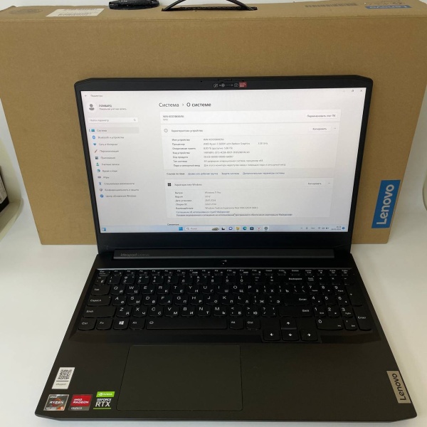 Ноутбук Lenovo Ideapad gaming 3 15ACH6 / AMD Ryzen 5 5600H/ 8 Гб/ ssd 512 Гб