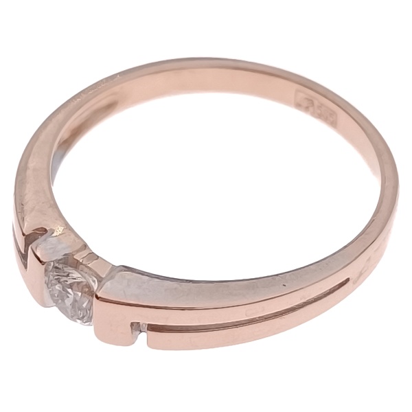 Кольцо из золота 585 пробы с бриллиантом