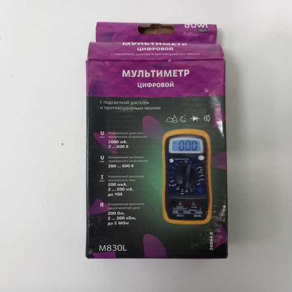 Цифровой мультиметр duwi M830L