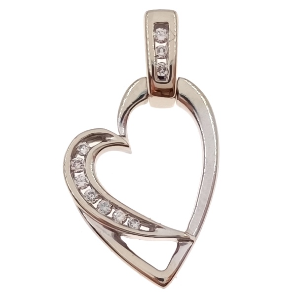 Подвеска из золота 585 пробы с бриллиантами