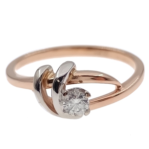 Кольцо из золота 585 пробы с бриллиантом