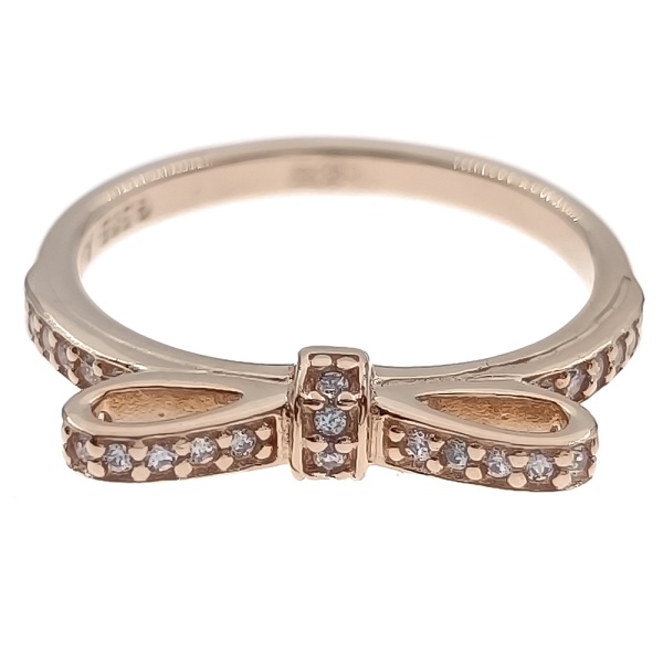 Кольцо из золота 585 пробы с фианитом