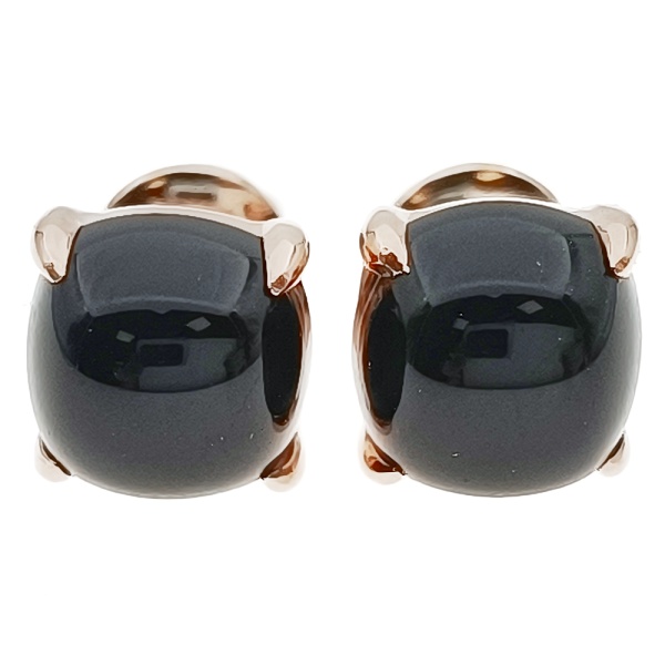 Серьги из золота 585 пробы с агатом