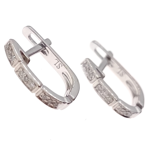 Серьги из золота 585 пробы с бриллиантами