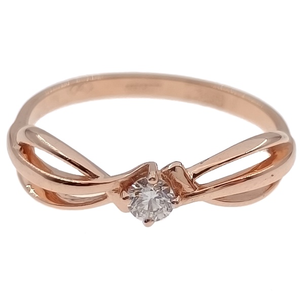 Кольцо из золота 585 пробы с бриллиантом