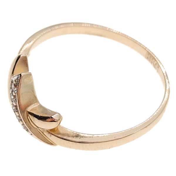 Кольцо из золота 585 пробы с бриллиантами