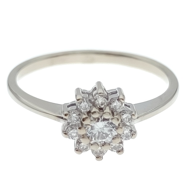 Кольцо из золота 585 пробы с бриллиантами