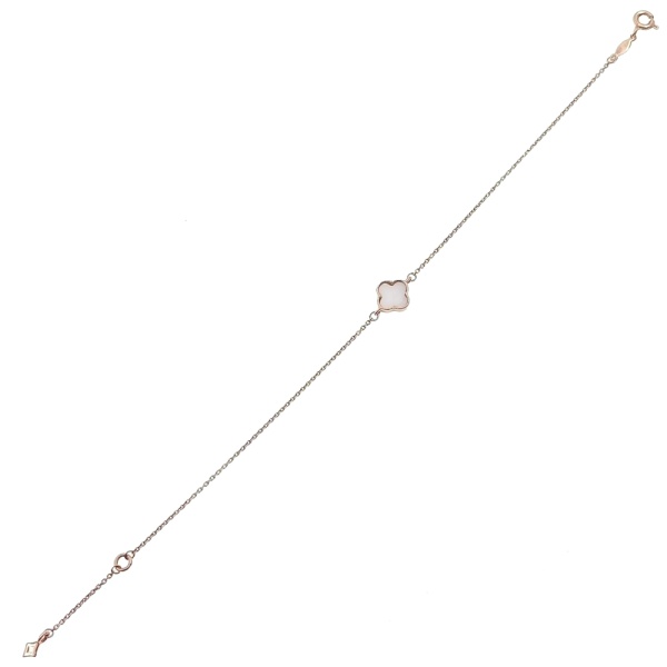 Браслет из золота 585 пробы с перламутром